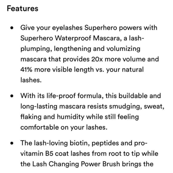 IT Cosmetics Superhero Volumizing Waterproof Mascara | NEW | Mini 5mL Super Hero - Picture 7 of 11